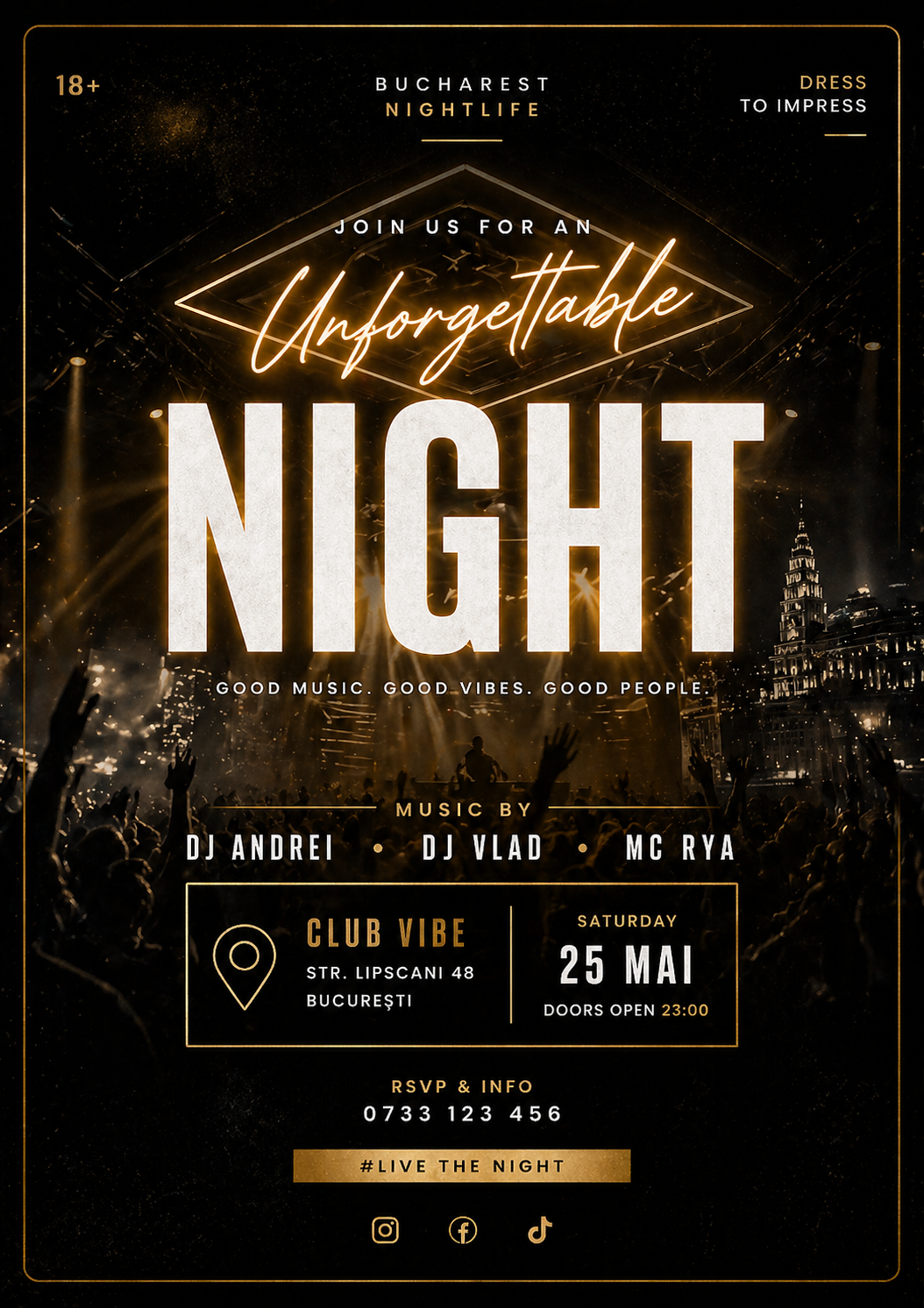 Preview invitatie Club Night