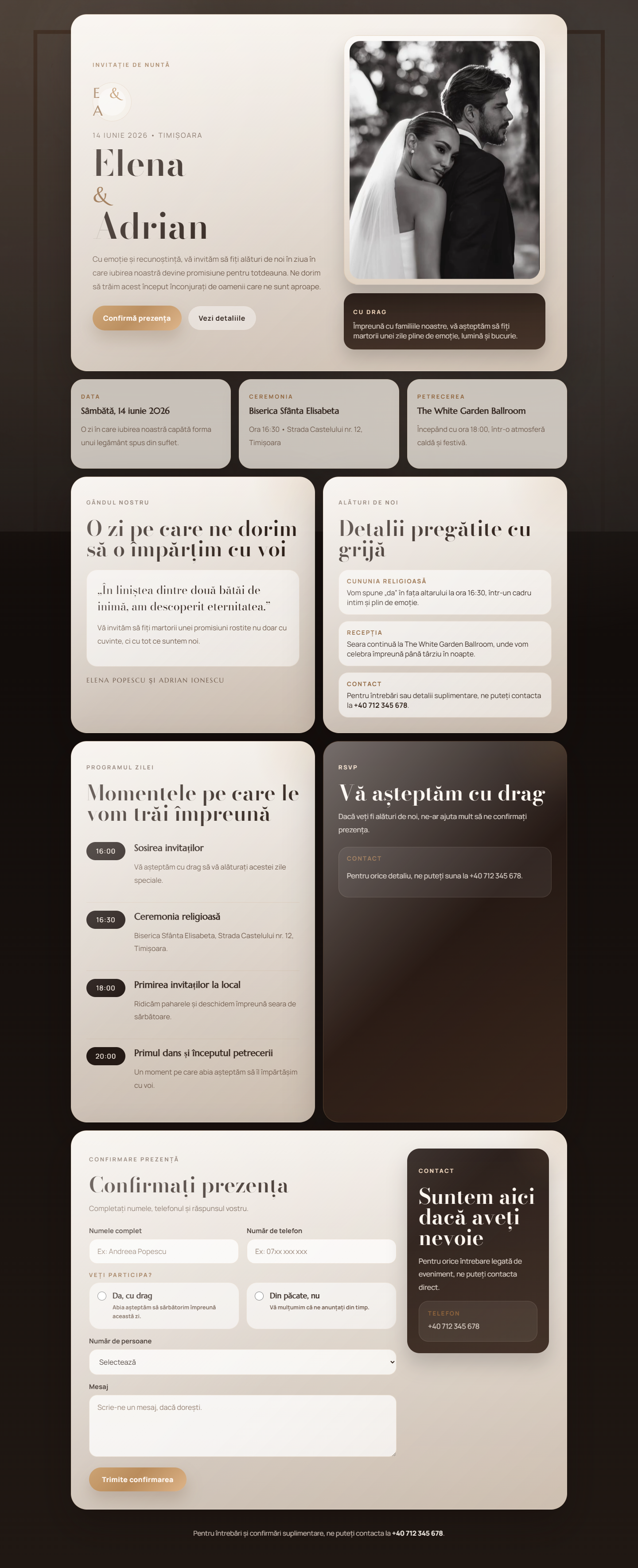 Preview invitatie Elegant